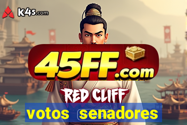 votos senadores impeachment alexandre de moraes